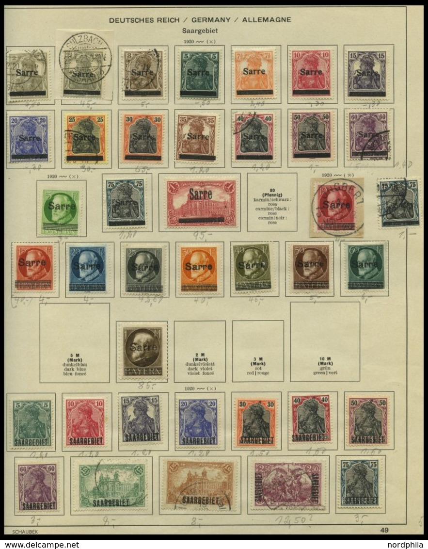 SLG., LOTS DEUTSCHLAND o,*,(*) , alte Sammlung Deutschland bis ca. 1939, mit Altdeutschland, Dt. Reich, Danzig, Memel, S