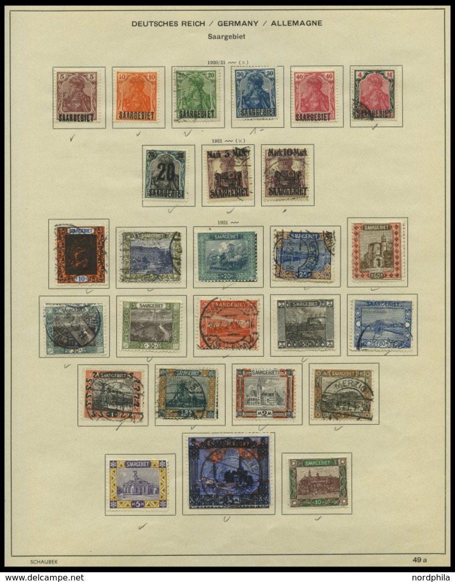 SLG., LOTS DEUTSCHLAND o,*,(*) , alte Sammlung Deutschland bis ca. 1939, mit Altdeutschland, Dt. Reich, Danzig, Memel, S