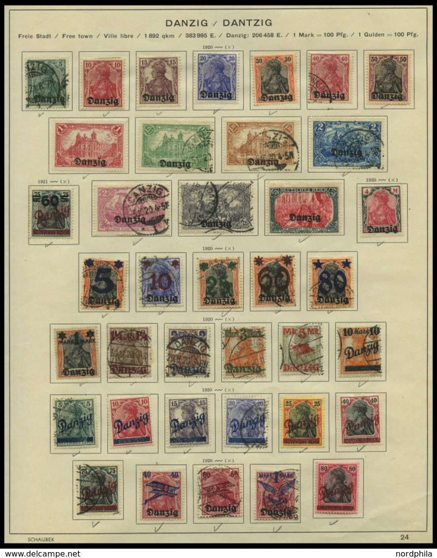 SLG., LOTS DEUTSCHLAND o,*,(*) , alte Sammlung Deutschland bis ca. 1939, mit Altdeutschland, Dt. Reich, Danzig, Memel, S