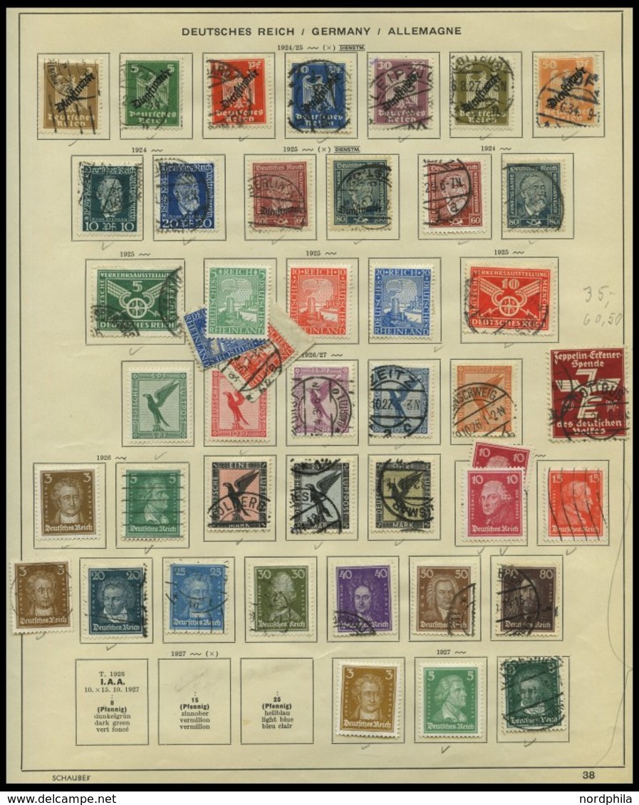 SLG., LOTS DEUTSCHLAND o,*,(*) , alte Sammlung Deutschland bis ca. 1939, mit Altdeutschland, Dt. Reich, Danzig, Memel, S