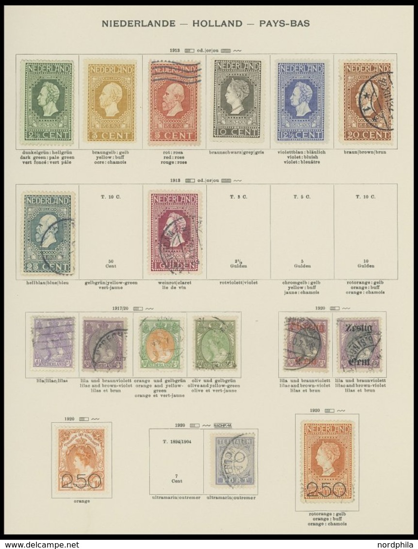 SLG., LOTS EUROPA O,* , Sammlung Einiger Europäischer Länder Bis Ca. 1950 In 4 Alten Schaubek Permanent Alben, Dabei Gro - Altri & Non Classificati