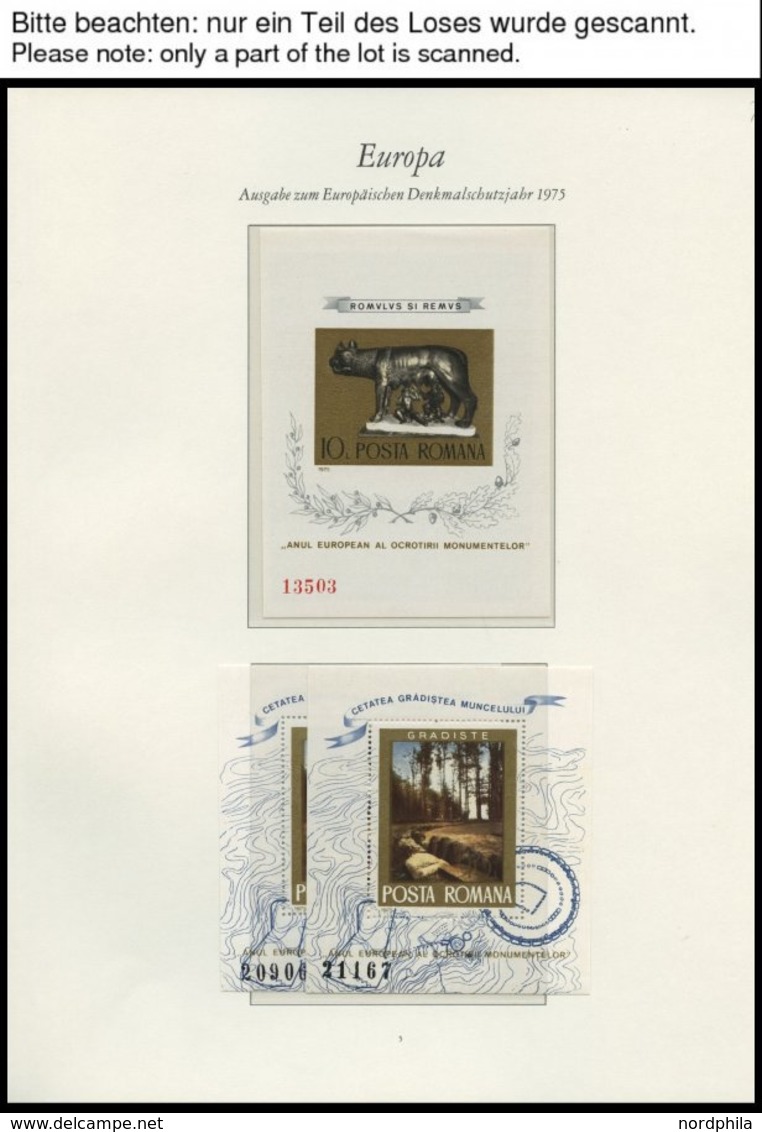 EUROPA UNION **, Postfrische Sammlung Sympathie- Und Mitläuferausgaben Von 1959-2005, Meist Nur Auf Borek Falzlosseiten, - Sammlungen
