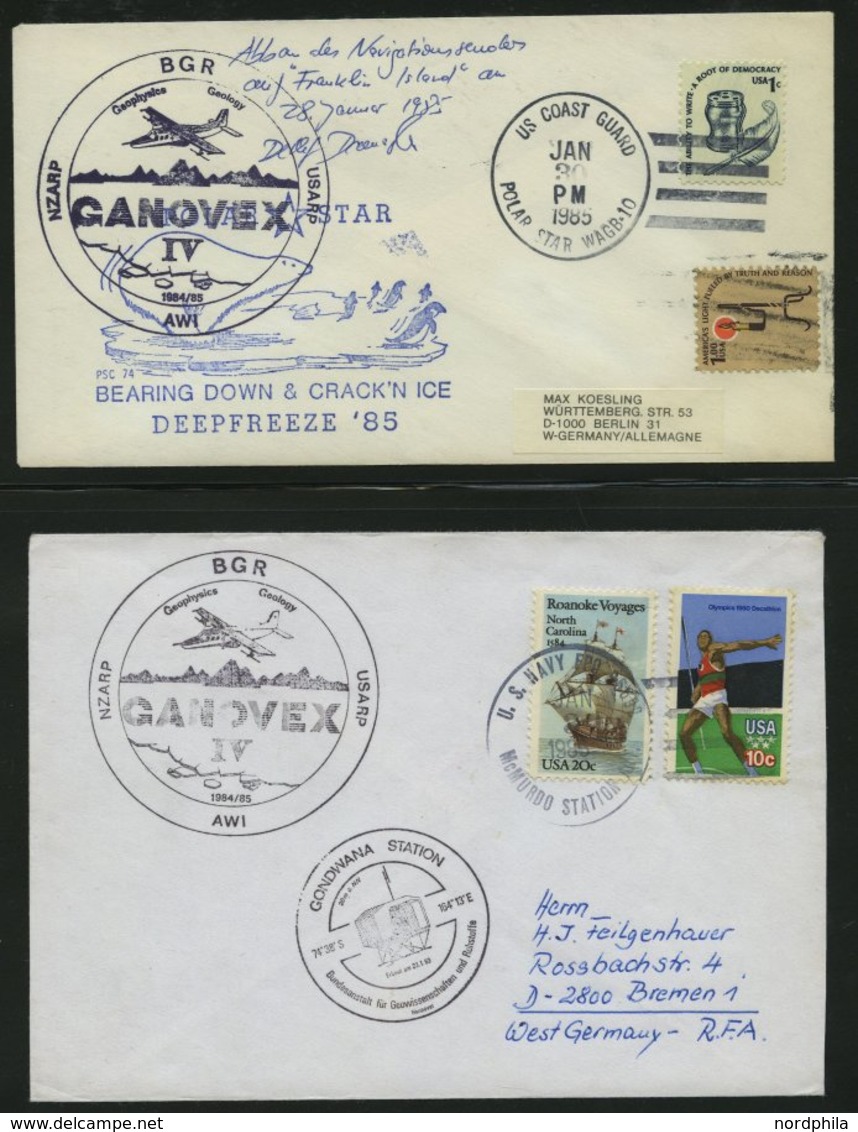 SONSTIGE MOTIVE 1958-93, Internationale Antarktis Expeditionen, Saubere Sammlung Mit 185 Belegen, Dabei Auch Viele Deuts - Unclassified