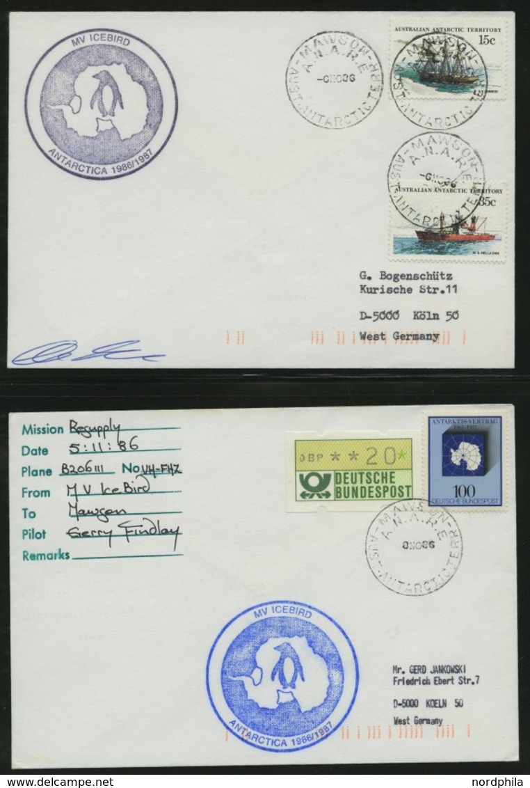 SONSTIGE MOTIVE 1958-93, Internationale Antarktis Expeditionen, saubere Sammlung mit 185 Belegen, dabei auch viele deuts