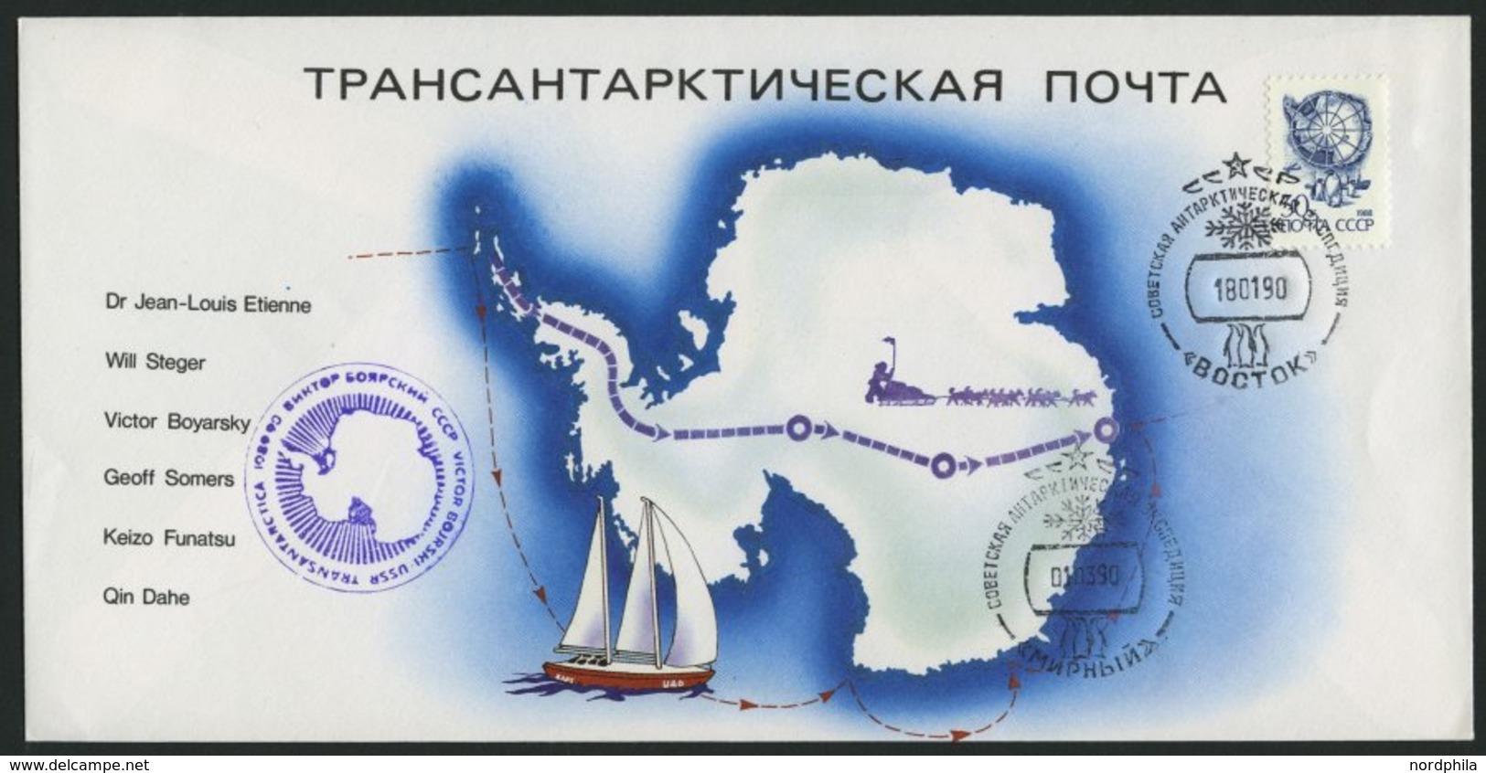 SONSTIGE MOTIVE 1980-93, Antarktis-Expeditionen, Interessante Sammlung Mit 83 Verschiedenen Belegen, U.a. ICEBIRD Und GO - Non Classificati