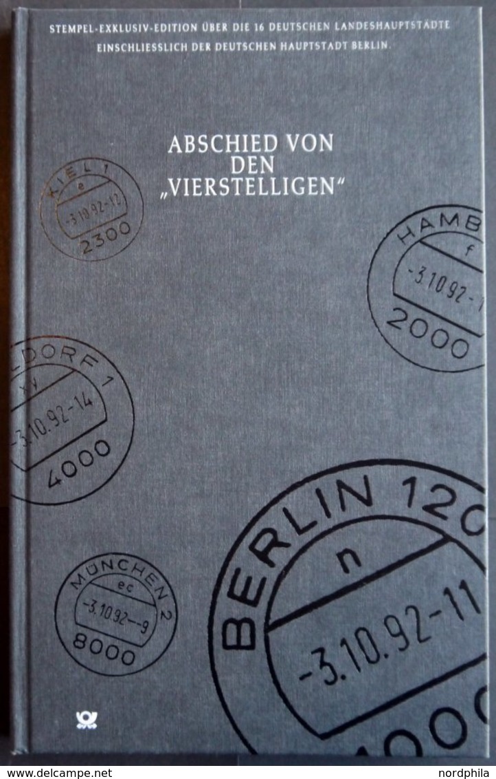 SONSTIGE MOTIVE Abschied Von Den Vierstelligen, Stempel-Exklusiv-Edition über 16 Deutsche Landeshauptstädte, Einschließl - Unclassified