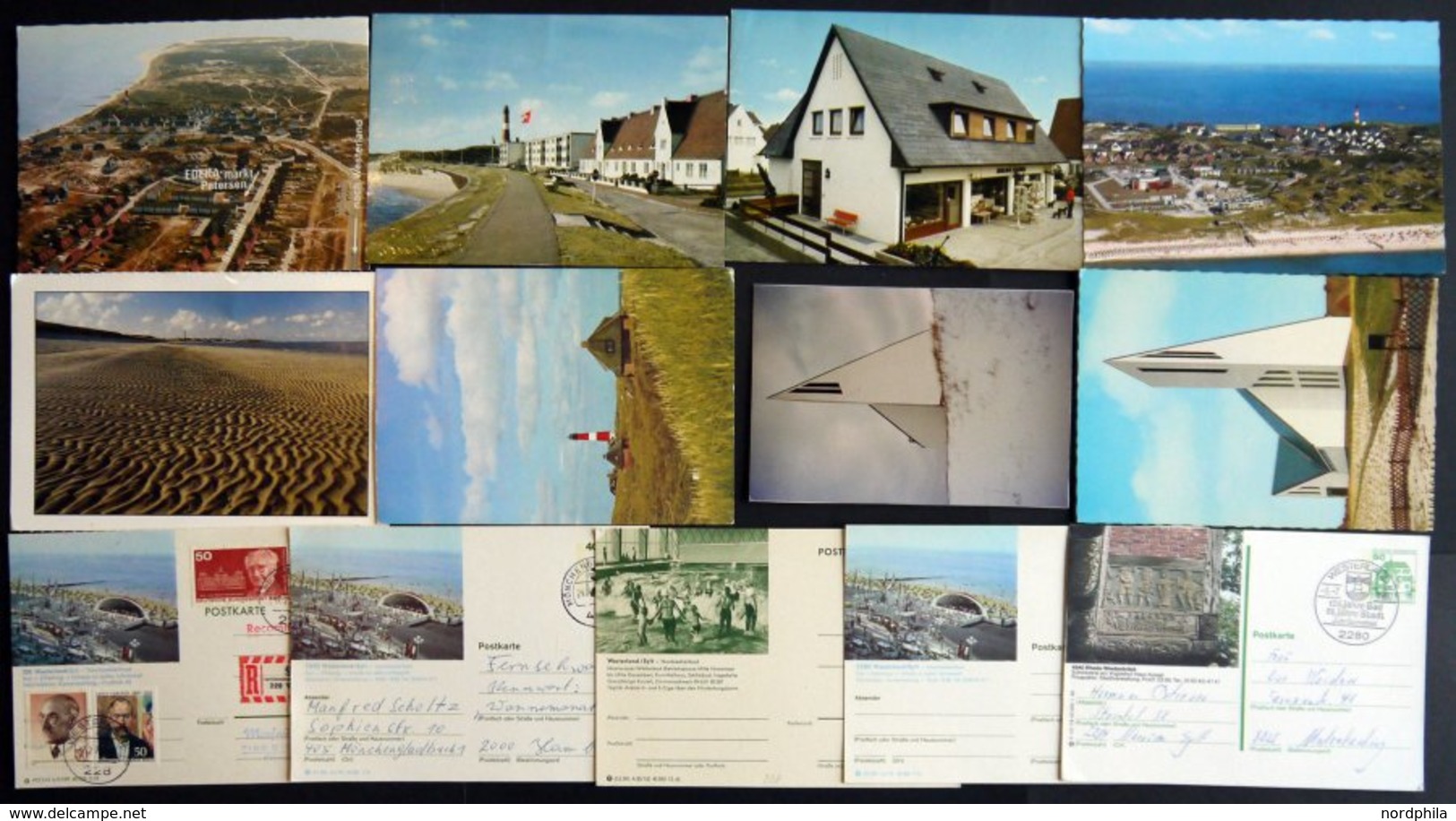 DEUTSCHLAND ETC. SYLT, Ca. 80 Verschiedene, Meist Farbige Ansichtskarten Von Ca. 1955-90 - Autres & Non Classés
