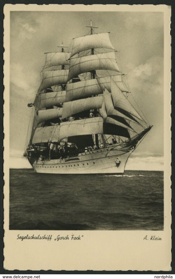 ALTE POSTKARTEN - SCHIFFE KAISERL. MARINE BIS 1918 Segelschulschiff Gorch Fock, Eine Ungebrauchte Karte - Guerre