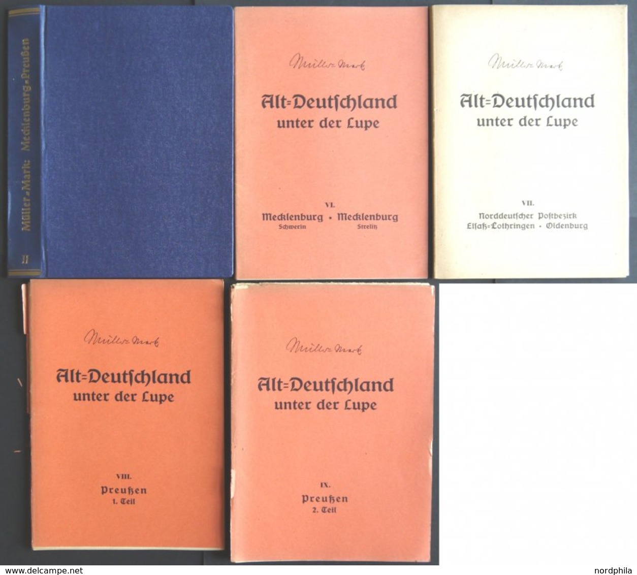 PHIL. LITERATUR Altdeutschland Unter Der Lupe - Mecklenburg - Preußen, Band II, 4. Auflage, 1956, Ewald Müller-Mark, Ca. - Philatelie Und Postgeschichte