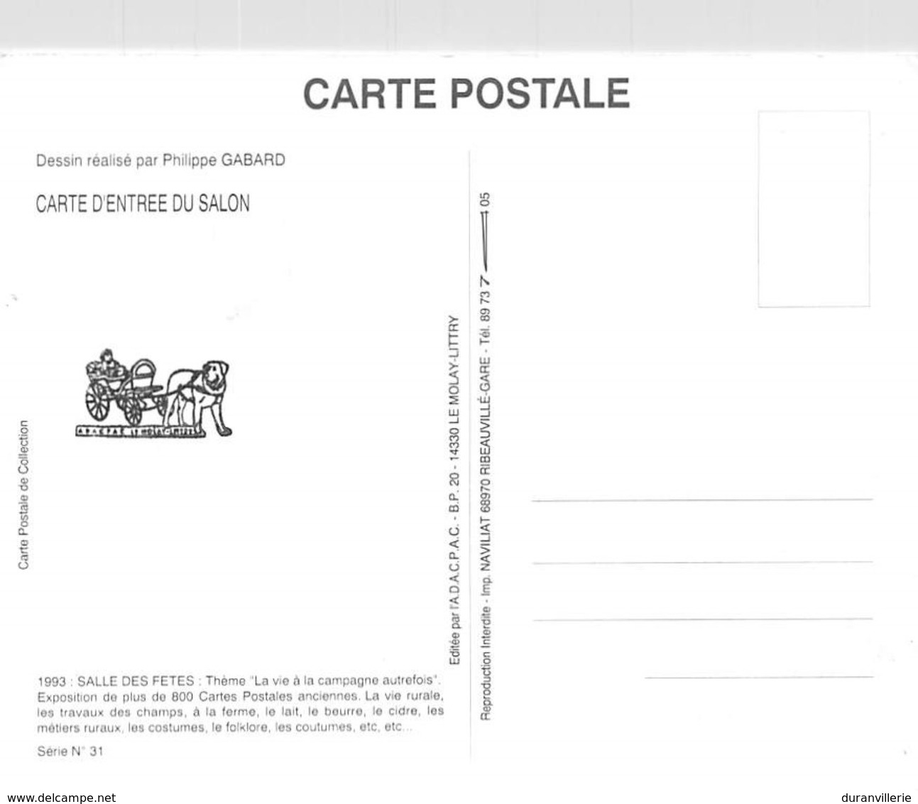 14 - Le Molay-Littry : 13 Salon De La Carte Postale 1993 - Other & Unclassified