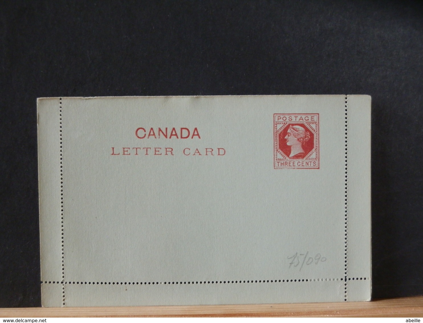 75/090  LETTER CARD CANADA   NEUF  FERME - 1860-1899 Regering Van Victoria