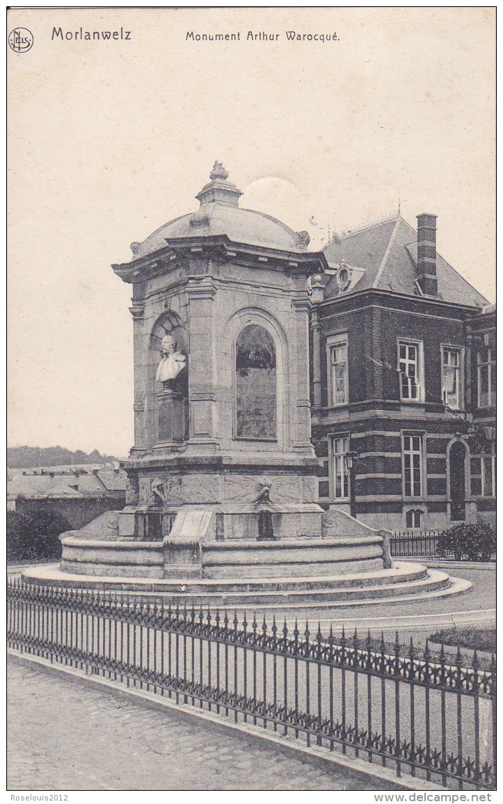 MORLANWELZ : Monument Arthur Waroqué - Autres & Non Classés