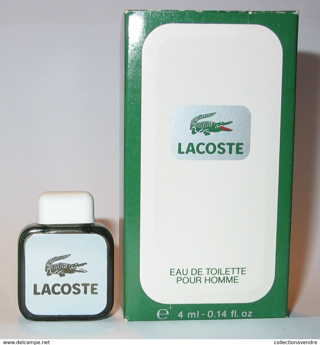 Lacoste : Eau De Toilette Pour Homme, 4ml, Dans Sa Boite, Parfait état - Miniatures Hommes (avec Boite)