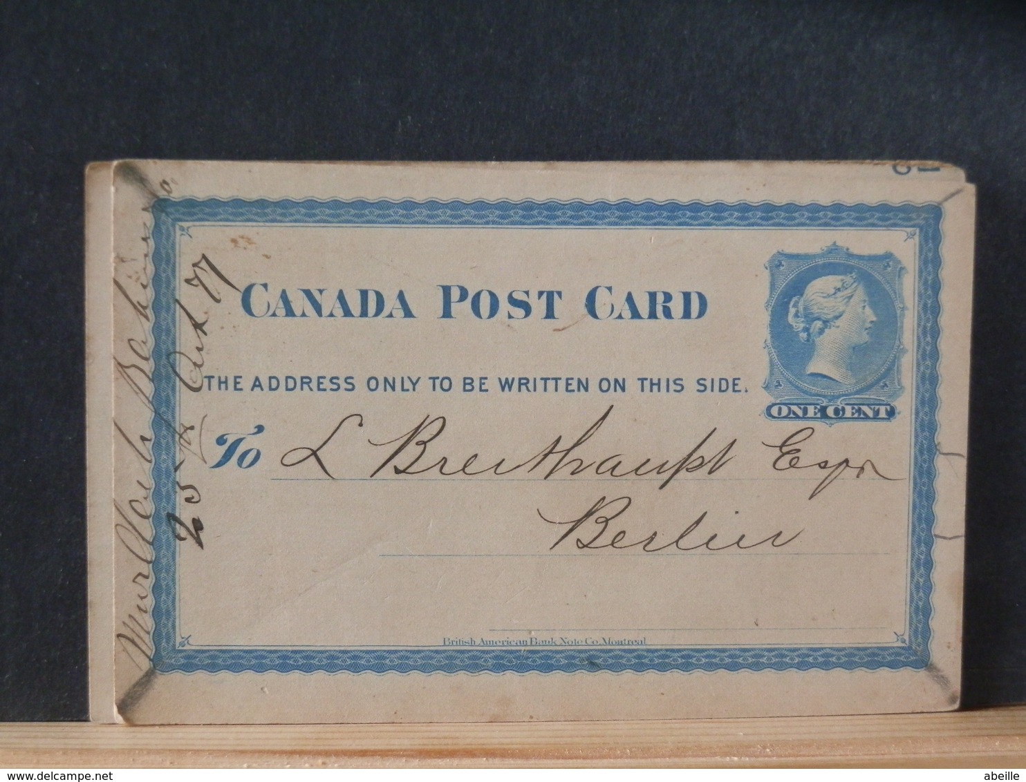 75/079    8  CP CANADA   1887 - 1860-1899 Reinado De Victoria