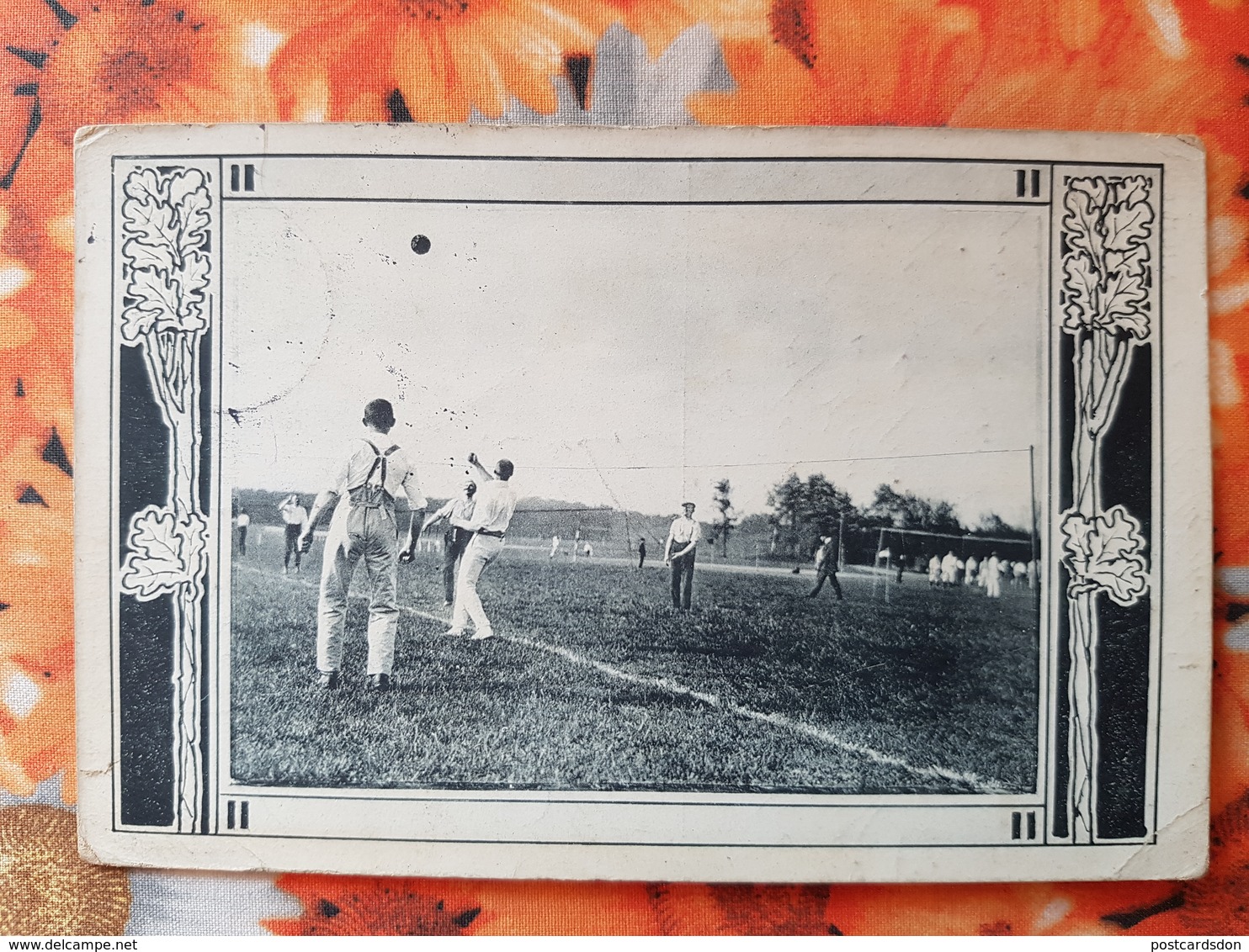 Bielefeld - STADE / STADIUM / STADIO  - VOLLEYBALL Game - Old Photo Postcard  1907 - Volleybal