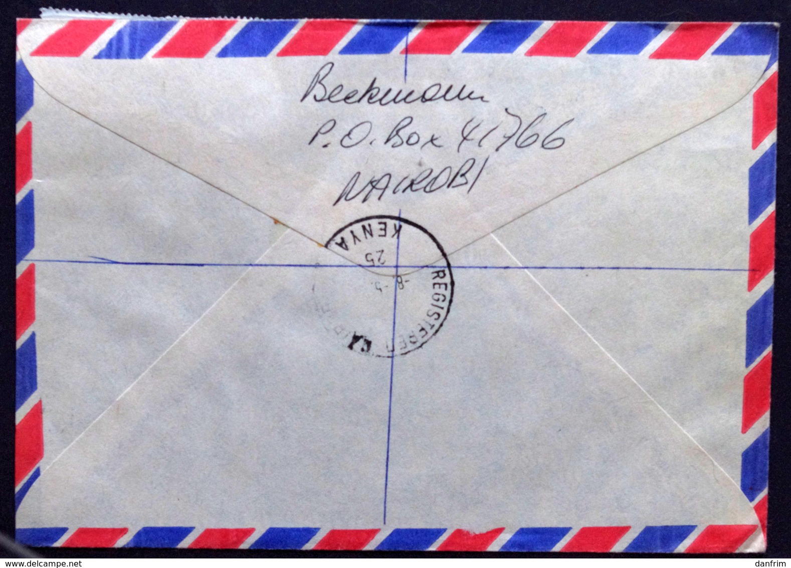 Kenya  Air Mail To Denmark ( Lot 1807 ) - Kenya (1963-...)