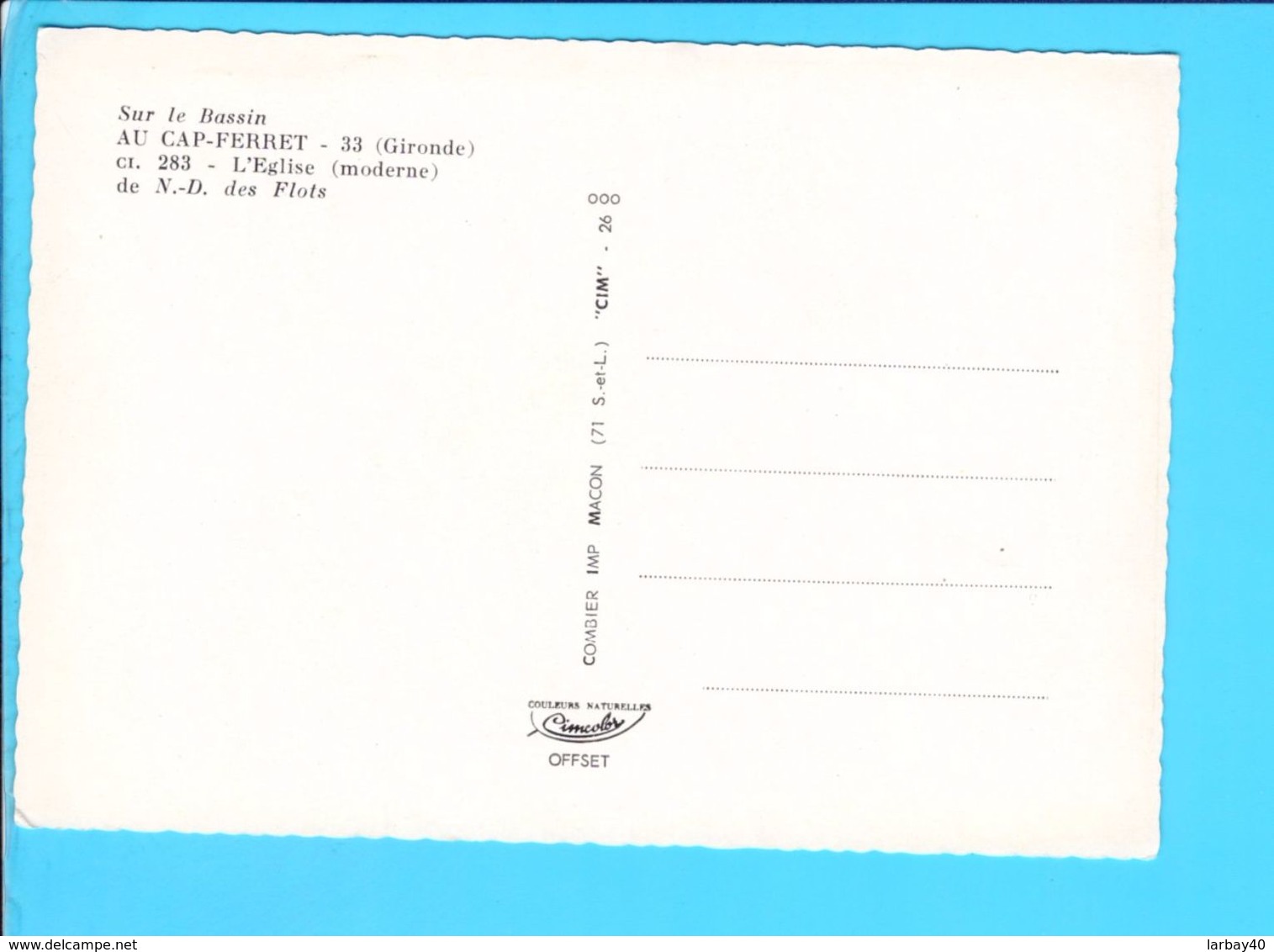 Cp Cartes Postales - Cap Ferret L Eglise - Sonstige & Ohne Zuordnung