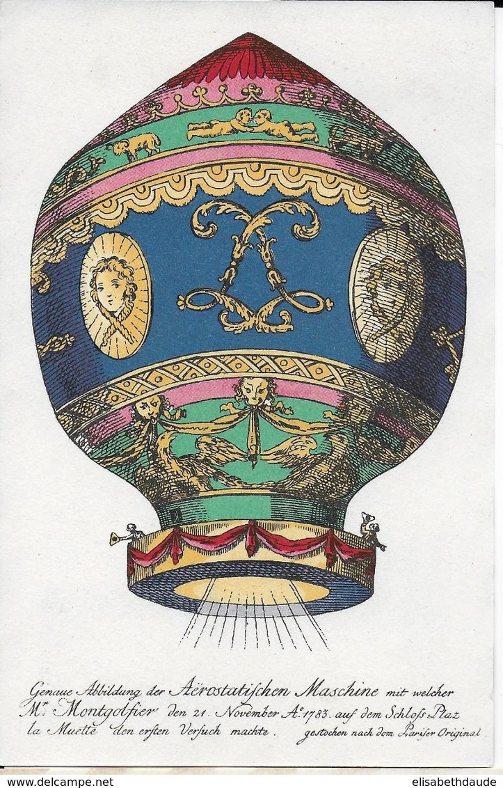 AUTRICHE - BALLONPOST PRO JUVENTUTE - 1956 - CARTE ILLUSTREE (VOIR DOS) Par BALLON De SALZBURG FESTIVAL MOZART - Balloon Covers