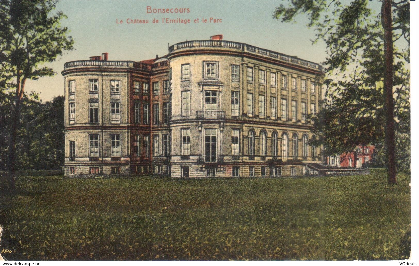 Péruwelz - CPA - Bonsecours - Le Château De L'Ermitage Et Le Parc - Péruwelz