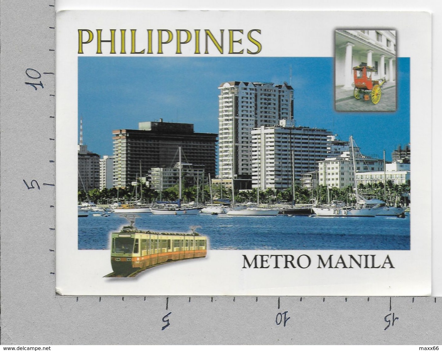 CARTOLINA NV FILIPPINE - MANILA - Coastline Of Manila Bay - 13 X 17 - Filippine