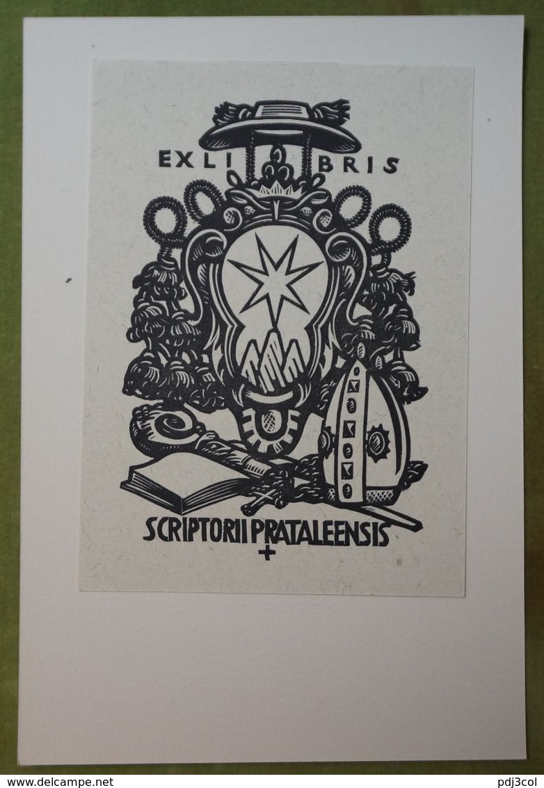 Ex-libris Illustré Suisse XXème - SCRIPTORII PRATALEENSIS - Ex Libris