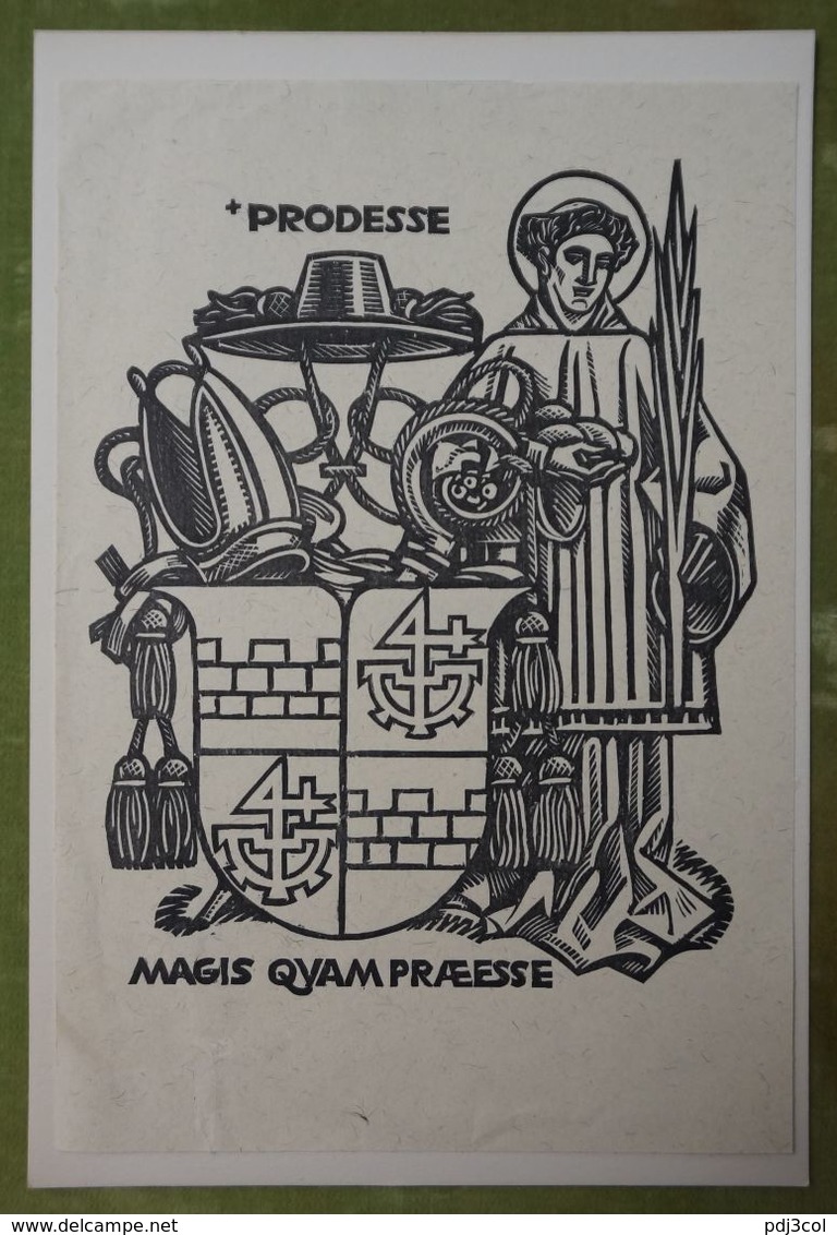 Ex-libris Illustré Suisse XXème - PRODESSE MAGIS QUAM PRAESSE - Ex Libris