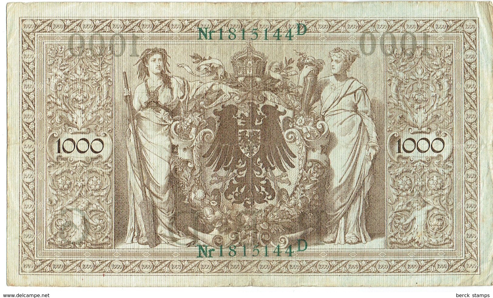 Billet - ALLEMAGNE - 1000 Mark - Berlin 21 Avril 1910 - 1000 Mark