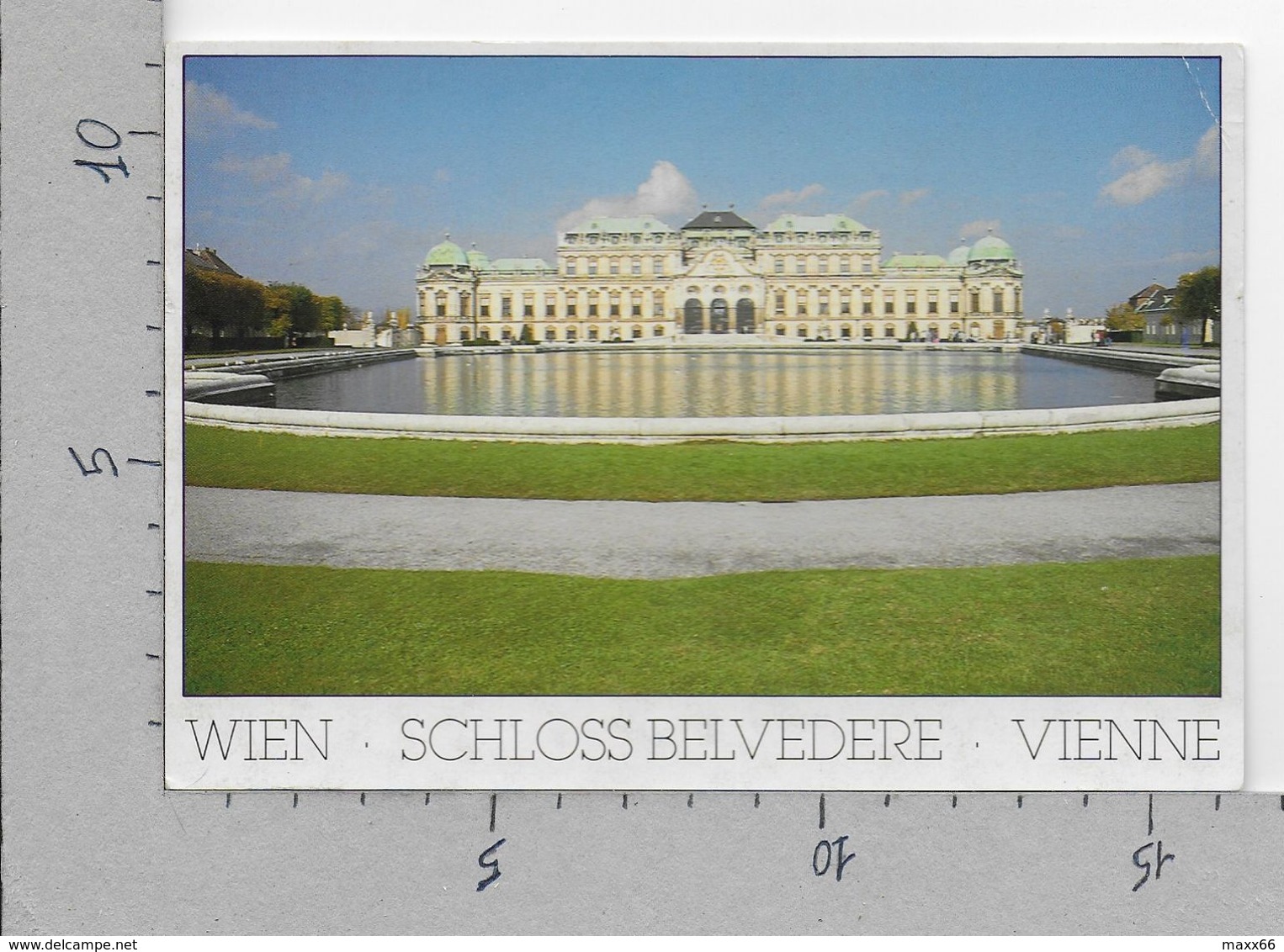 CARTOLINA NV AUSTRIA - WIEN - Schloss Belvedere - 11 X 16 - Belvedere