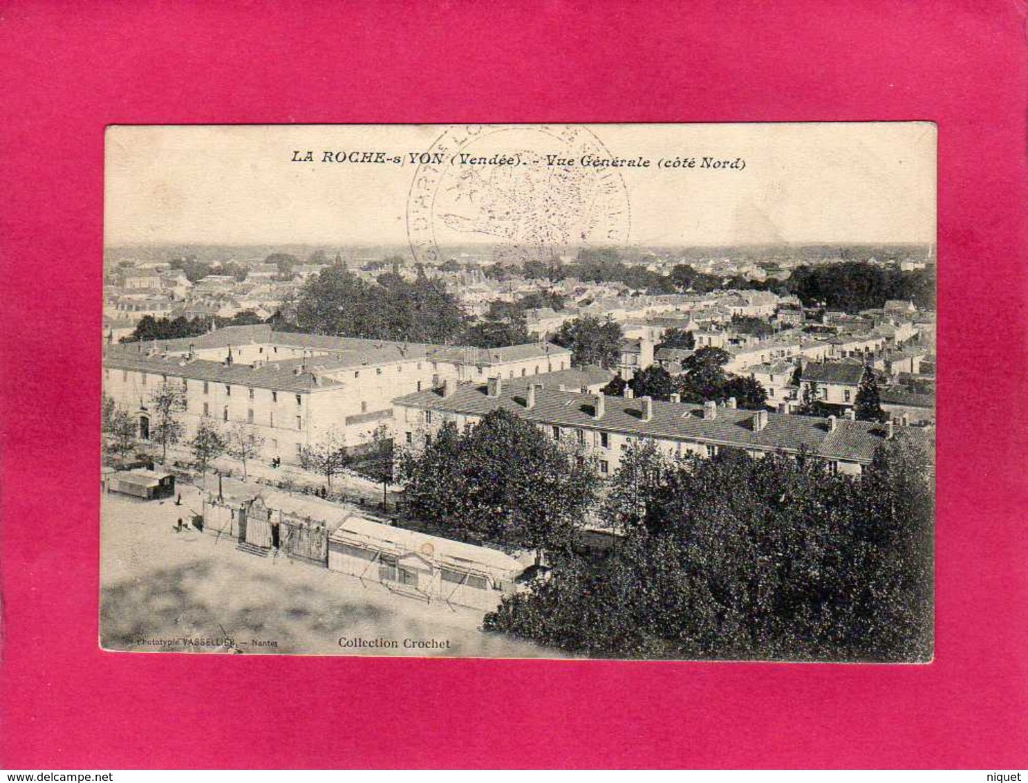 85 Vendée, La Roche Sur Yon, Vue Générale (côté Nord), 1914, (Vassellier) - La Roche Sur Yon