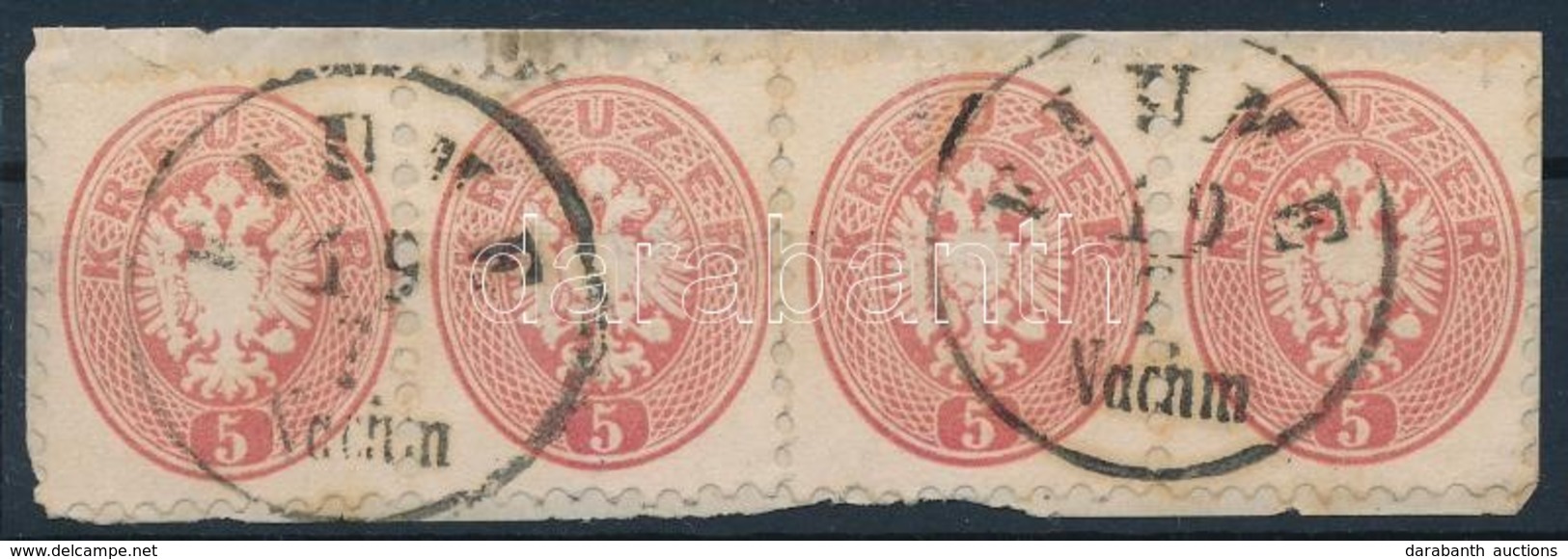 1864 5kr Négyescsík ,,FIUME' - Other & Unclassified