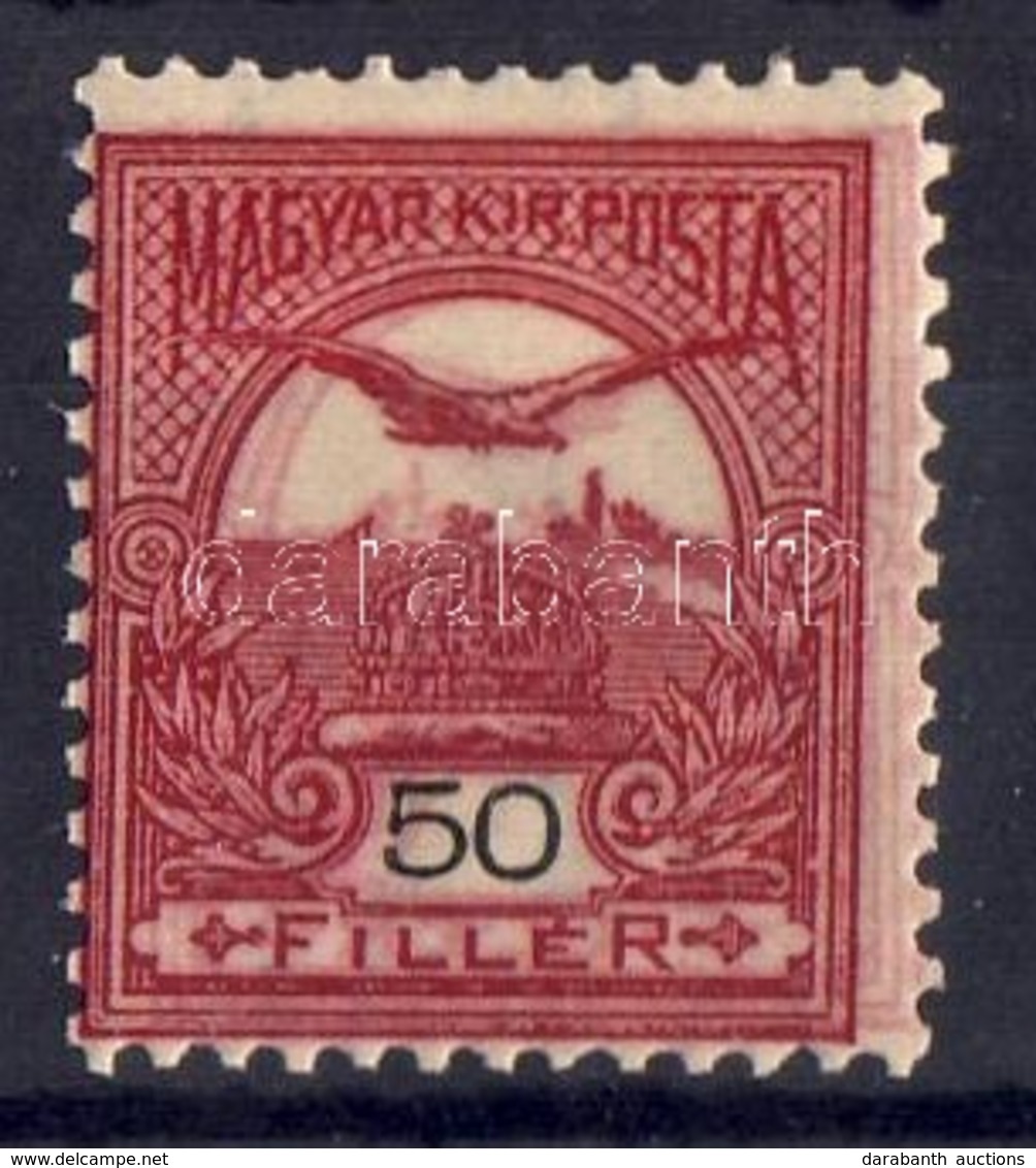 ** 1904 Turul 50f Sötétborvörös, Kettős Kép (?) - Other & Unclassified