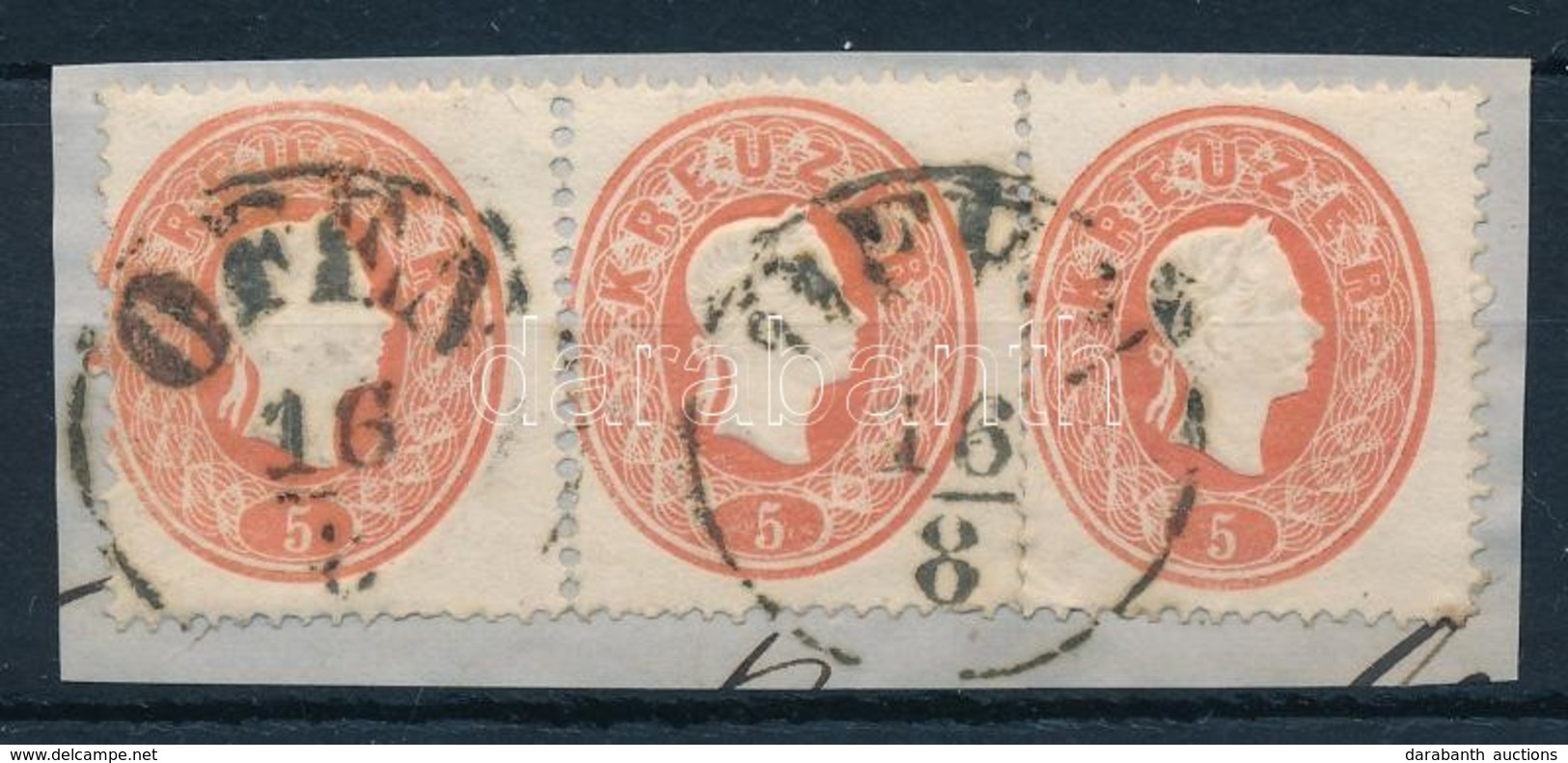 1861 3x5kr ,,OFEN' - Other & Unclassified