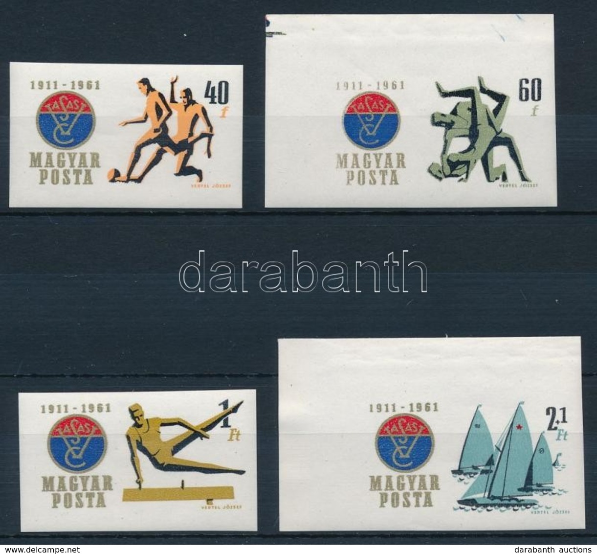 ** 1961 Vasas Sportklub (I.) Vágott Sor (5.000) - Altri & Non Classificati