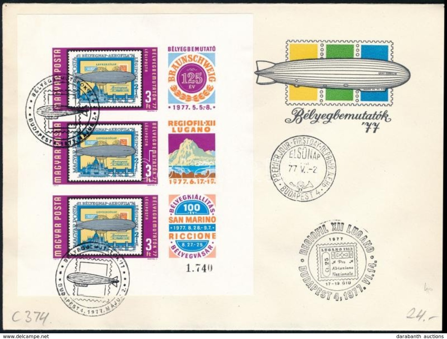 1977 Bélyegbemutatók Blokk FDC-n (4.000+) - Sonstige & Ohne Zuordnung