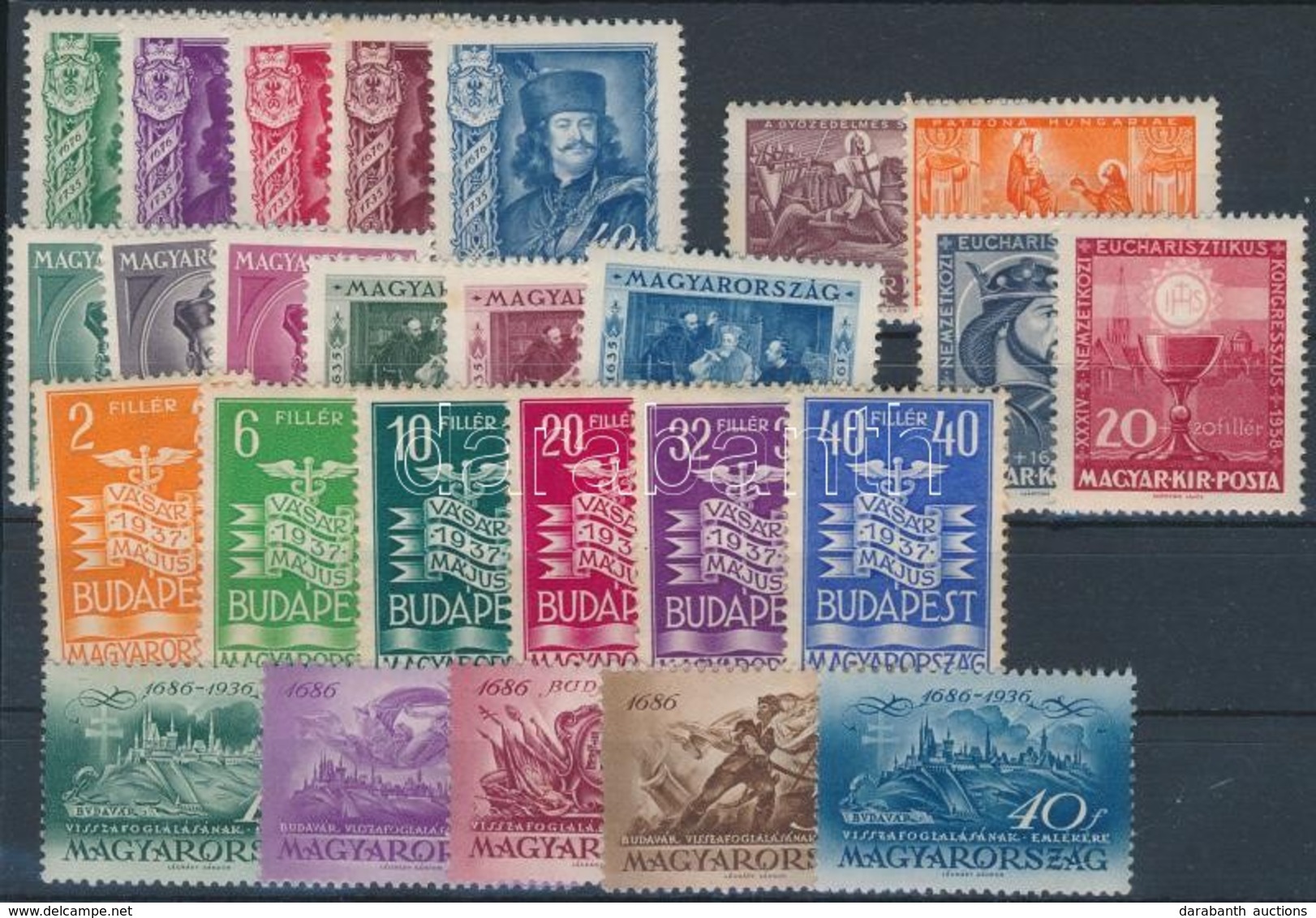 ** 1930-1938 10 Klf Sor 2 Db Stecklapon (29.000) - Altri & Non Classificati