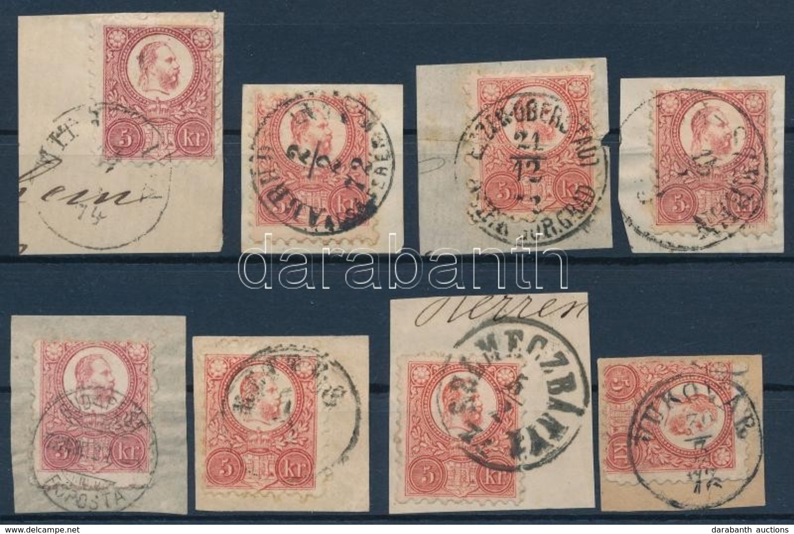 1871 8 Db Réznyomat 5kr - Other & Unclassified