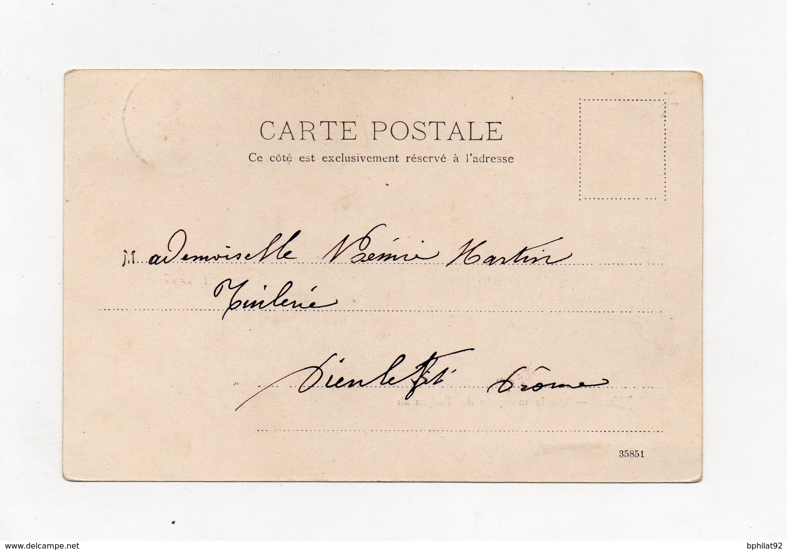 !!! COTE DES SOMALIS, CPA DE 1904 POUR LA FRANCE - Storia Postale