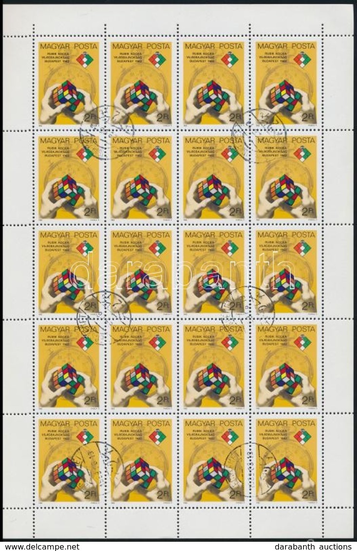 O 1982 10 Db Rubik Kocka Teljes ív (20.000) - Other & Unclassified
