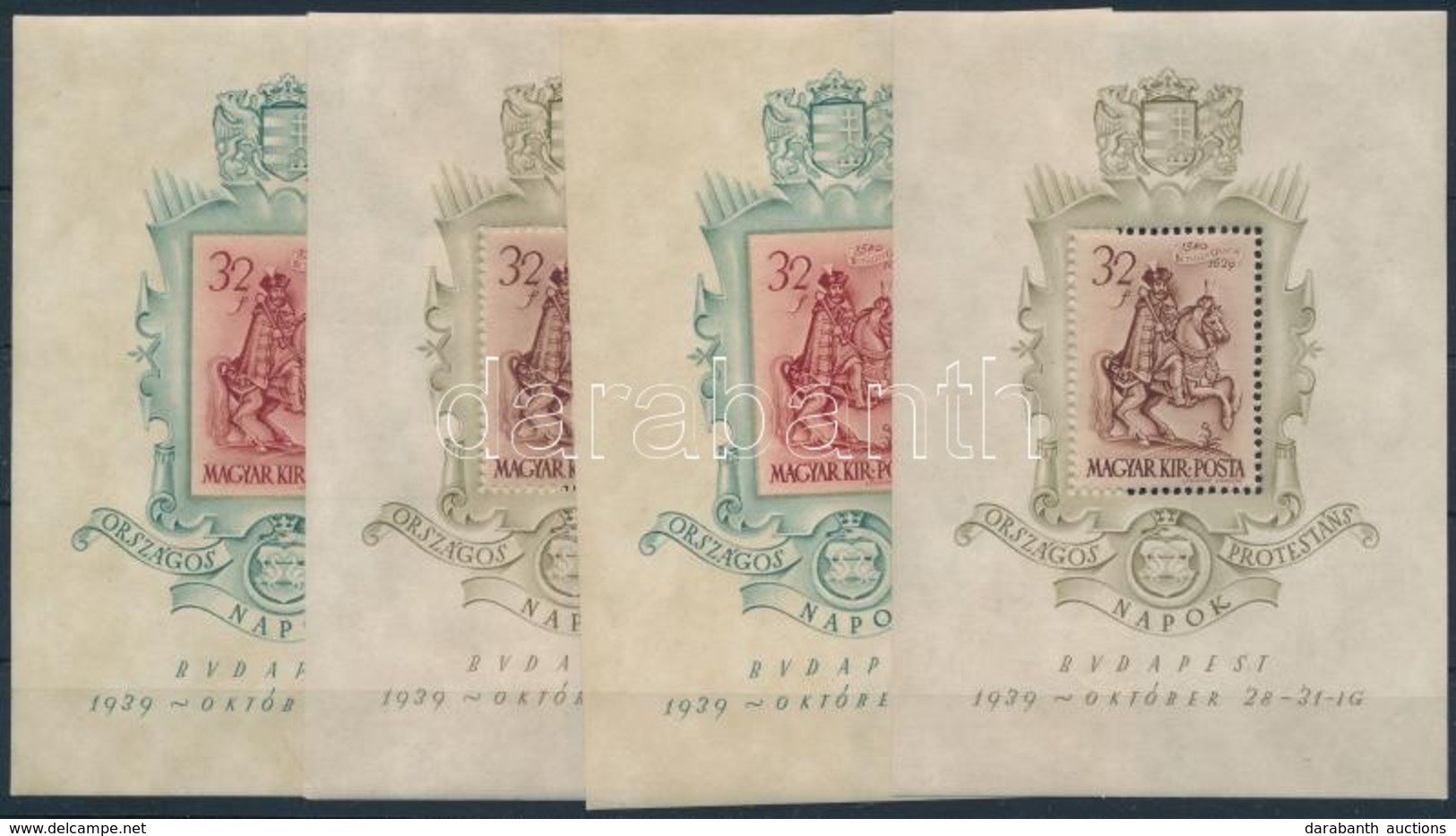 ** 1939 2 Db Bethlen Blokkpár (20.000) - Other & Unclassified