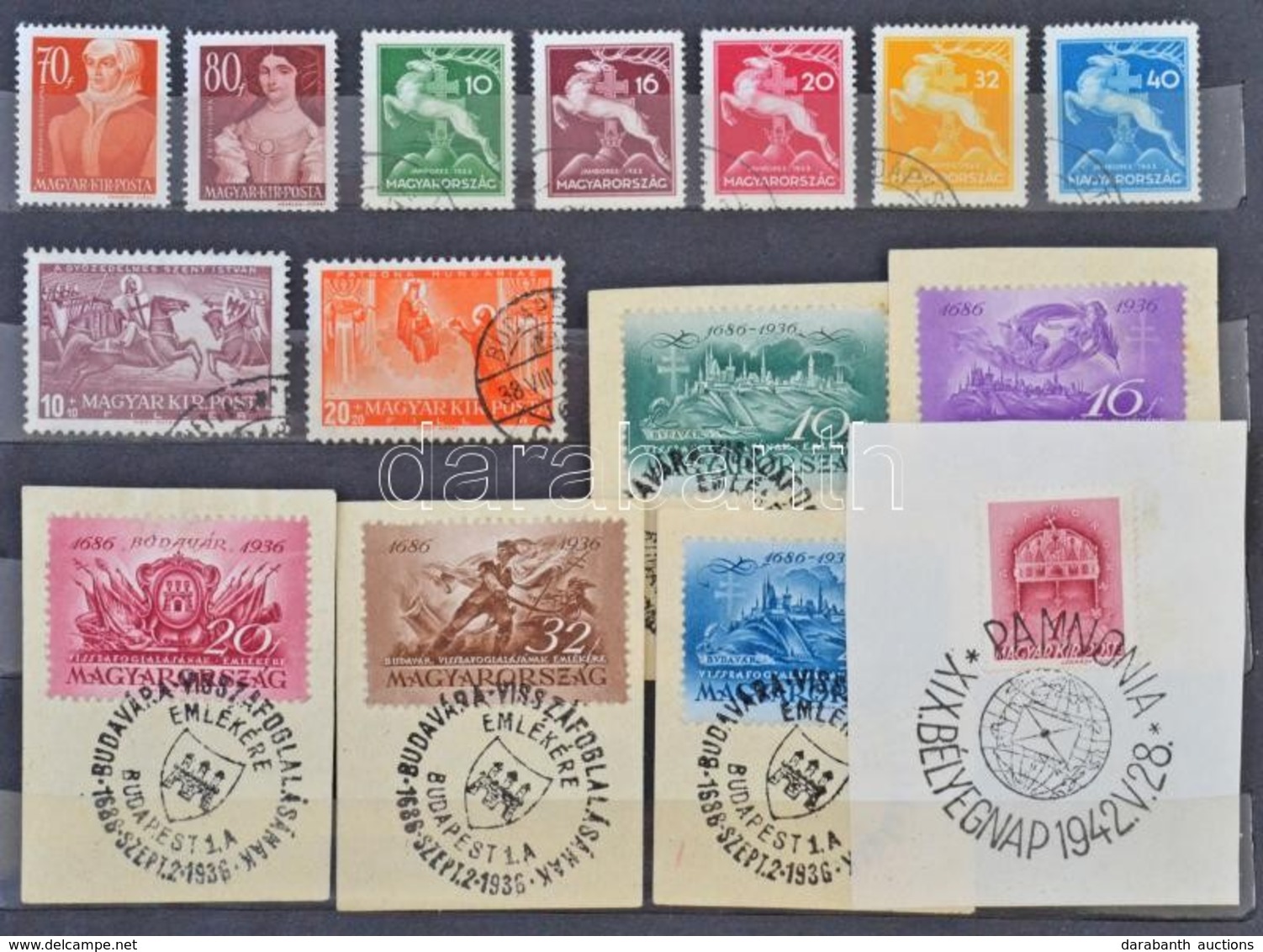 ** O 1918-1944 Főleg Postatiszta Gyűjtemény, Jobb Kiadásokkal Közepes Berakóban (71.000) - Sonstige & Ohne Zuordnung