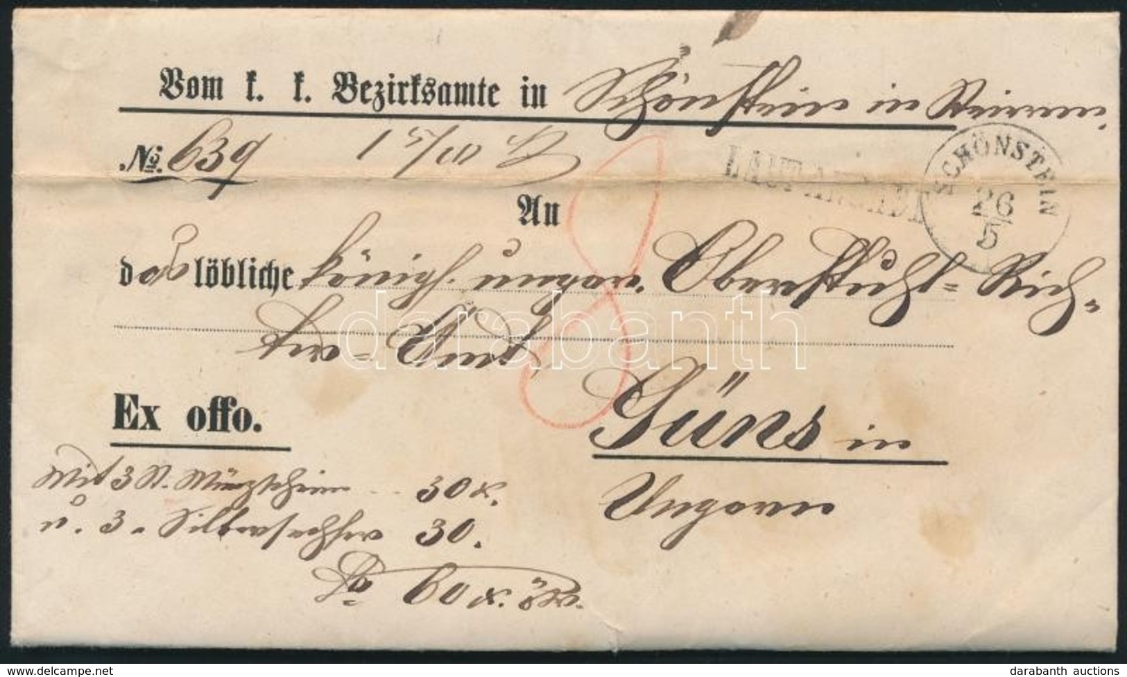 Ausztria 1869 - Altri & Non Classificati