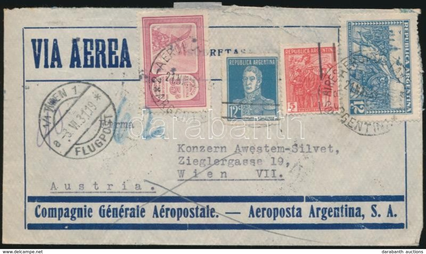 Argentína 1931 - Other & Unclassified