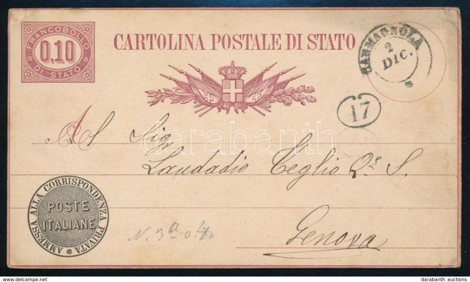 Olaszország 1877 - Other & Unclassified