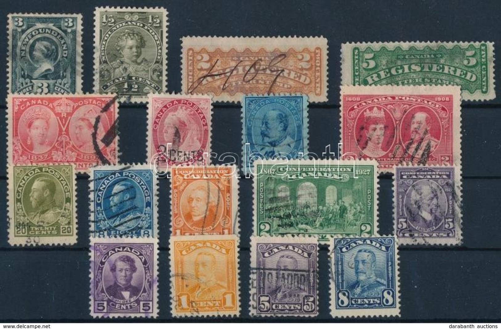 O Kanada 1890-1928 17 Klf Bélyeg (Mi EUR 69,-) - Other & Unclassified