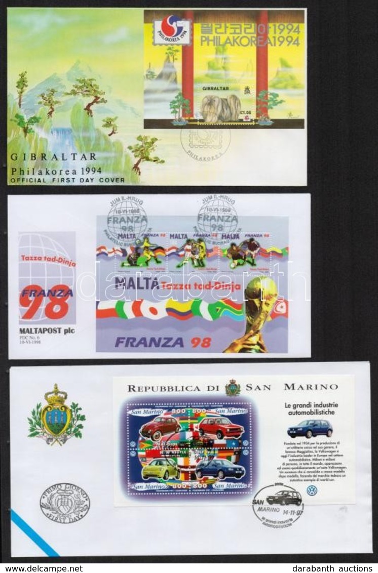O 1994-1998 4 Klf FDC - Other & Unclassified