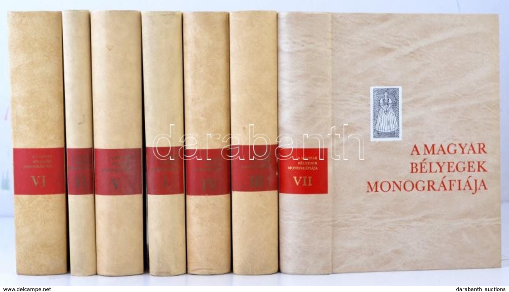 Magyar Bélyegek Monográfiája I.-VII. Kötetek / Monography Of Hungarian Stamps Volumes I-VII. - Other & Unclassified