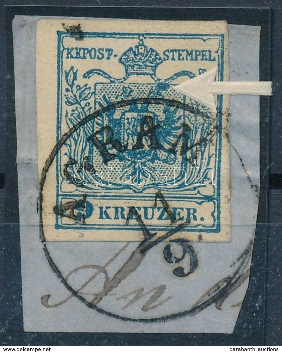 1850 9kr Nagy Lemezhibával ,,AGRAM' - Altri & Non Classificati