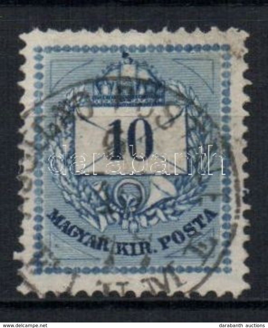 O 1874 10kr '(ASS)EGNO POSTALE FIUME' - Other & Unclassified