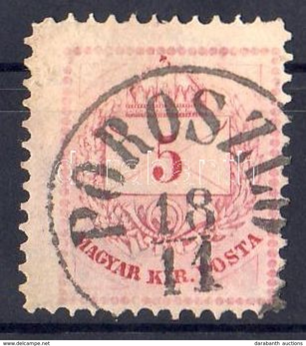 O 1881 5kr 'POROSZLÓ' - Altri & Non Classificati