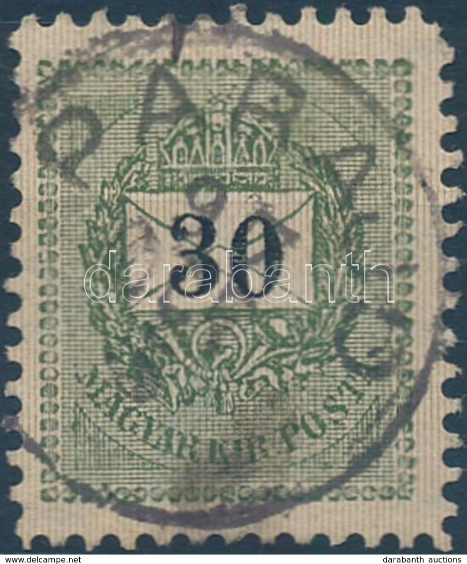 O 1889 30kr 'PARAJD' - Other & Unclassified